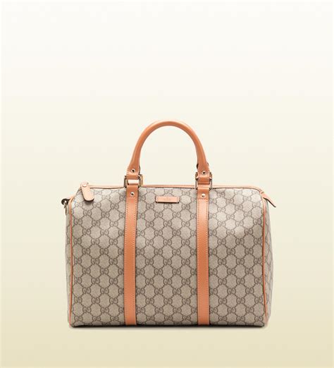 gucci grey canvas boston joy bag|Gucci Boston bag for sale.